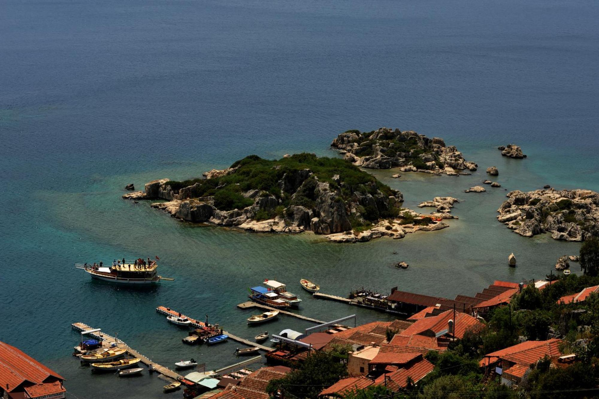 Likya Yolu Palas Hotel Kapakli ภายนอก รูปภาพ